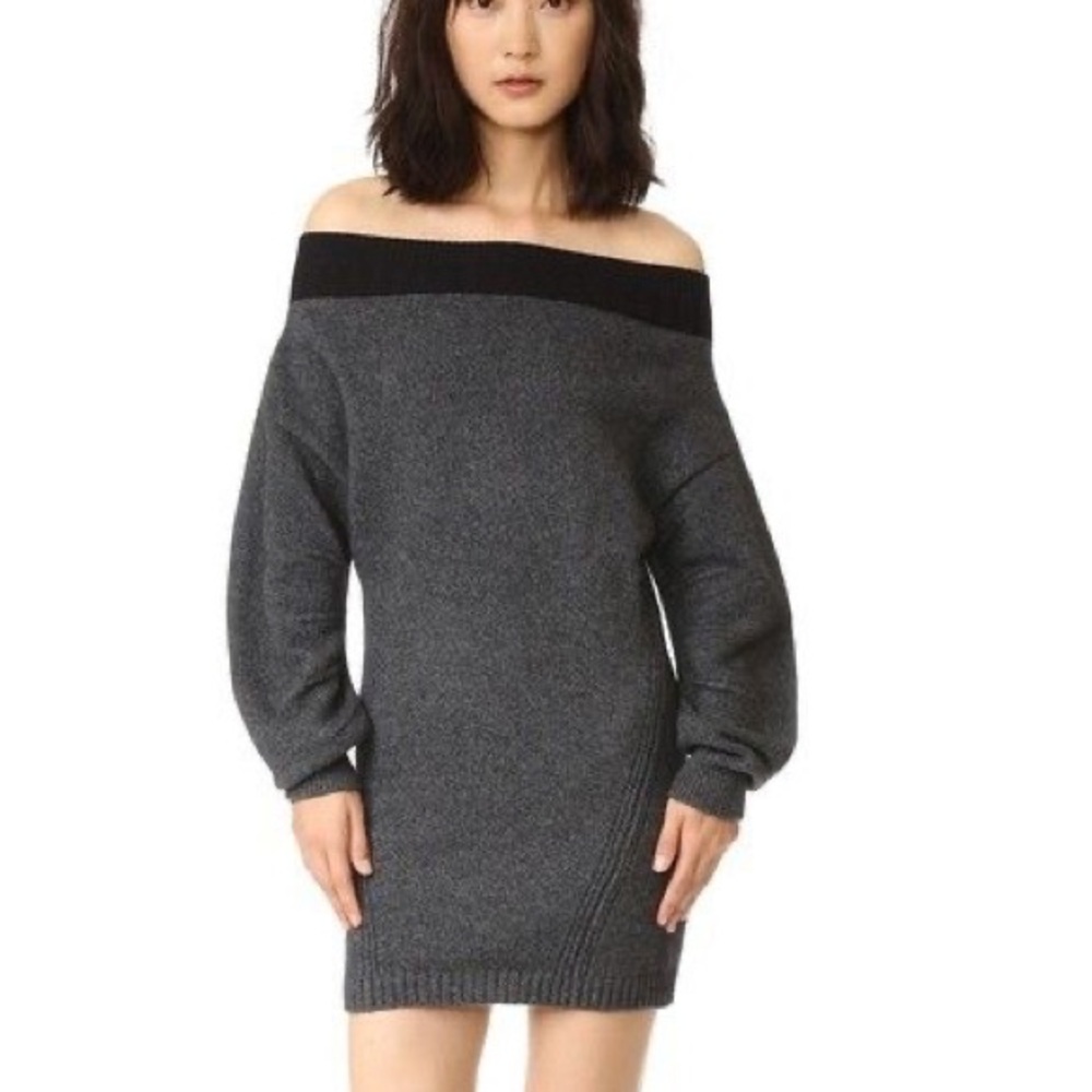 Opening Ceremony Off Shoulder Sweater Dress